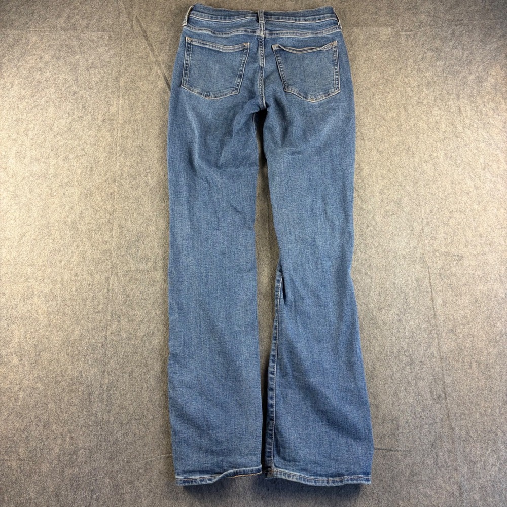 GAP‎ Jeans Women's 4/27 Denim Universal Baby Boot Jeans Blue Front Seam Stretch
